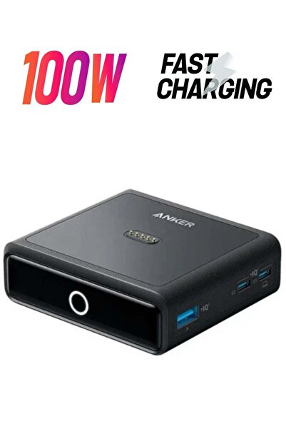 Anker قاعدة شحن باور بانك جان برايم 100 وات شحن سريع A1902211 أسود