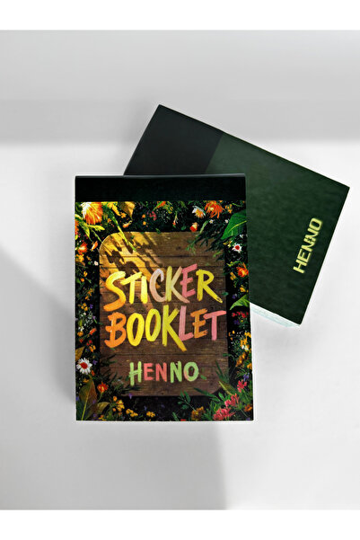 Henno Bahar Temalı Sticker Kitapçığı – Defter, Ajanda, Bullet Journal İçin Re...