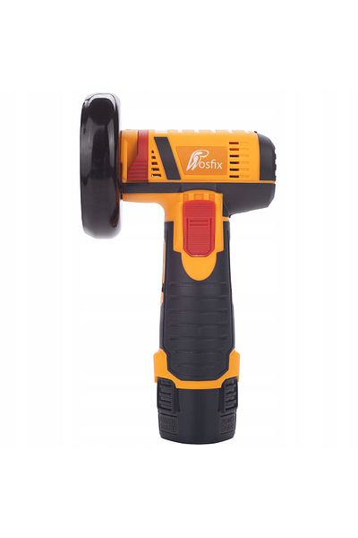 Rosfix Mini polizor Blue Bird 12V + disc diamantat segmentat de 75 mm pentru materiale de construcții