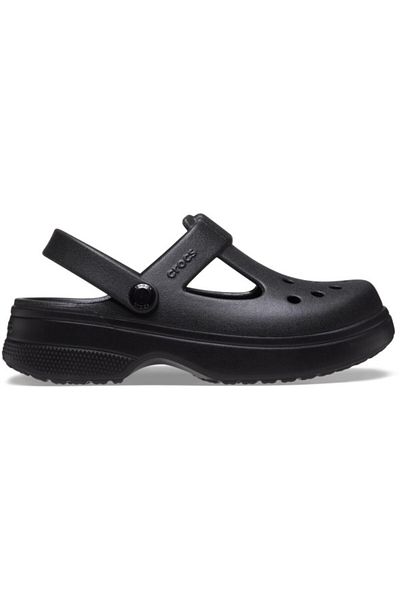 Crocs Toddler Classic Mary Jane Clog Black - Black 25-26 EU - C9 US