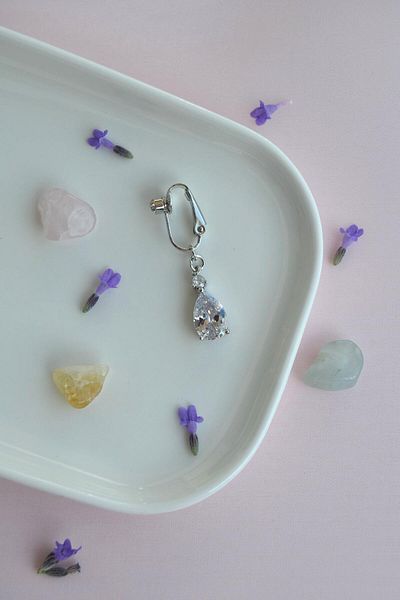 Sacce Scarves&Accessories Drop Stone Holeless Navel Piercing