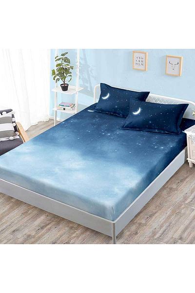 Patul Bed cover with elastic + 2 pillowcases, Pucioasa, Double bed 180x200