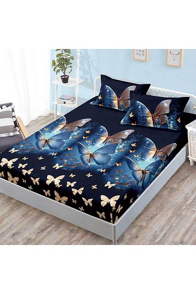 Patul Bed cover with elastic + 2 pillowcases, Pucioasa, Double bed 180x200
