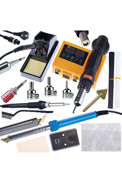 Rosfix Set Stație de lipit 2 în 1 OH660 + Fier de lipit 80W și accesorii