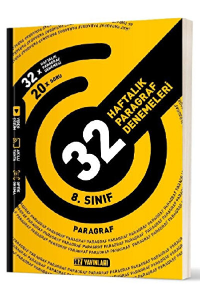Evrensel İletişim Yayınları 8.Sınıf Hız Yayınları Paragraf 32 Haftalık Paragr...