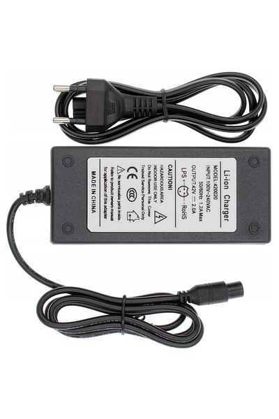 Rosfix Încărcător 36V/42V 2A 3-Pin Universale pentru E-Scutere și Biciclete