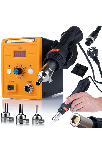 Rosfix Statie de lipire Hot-Air 858D + 8 duze