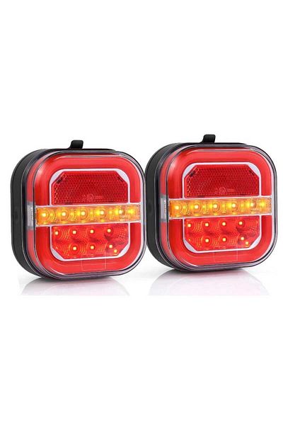 BGRJ Automotive JH1018 LED taillights, 4 functions, 12V-24V