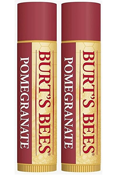 Burt's Bees Lip Balm, Pomegranate Oil, 0.15 oz, 2 pack, Burgundy