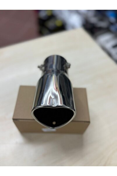OTO SÜSLEN İSTANBUL Yanlık Egzoz Ucu Krom Tek Çıkış EG-04 6.3cm