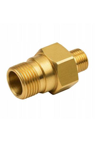 Rosfix BrassPro EasyLockTR22M-1/4M Adapter - Przejściówka mosiężna Kärcher EASY!Lock na gwint 1/4" do myjek