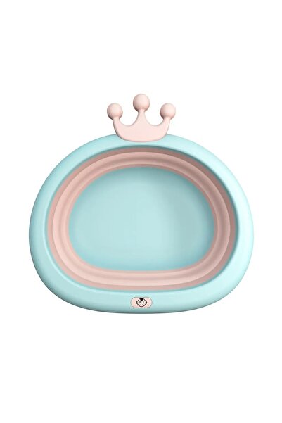 Little Mom Little Mom Royal Blue Foldable Dishwashing Container