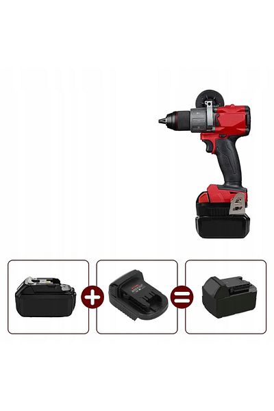 Rosfix Adapter / Konwerter akumulatora Makita 18V do Milwaukee 18V (MT20ML)