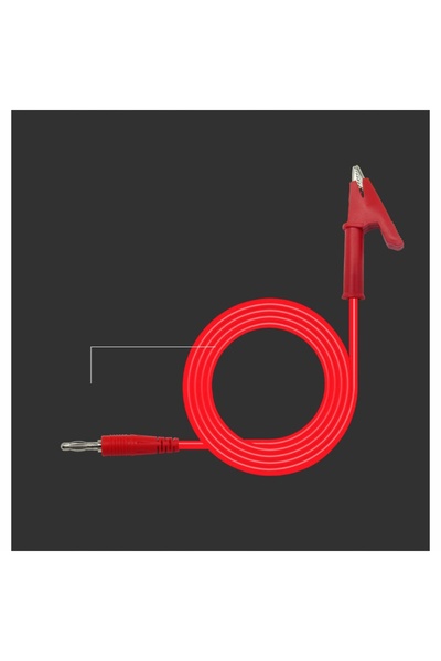 Rosfix Przewody pomiarowe do multimetru / zasilacza laboratoryjnego - krokodylki