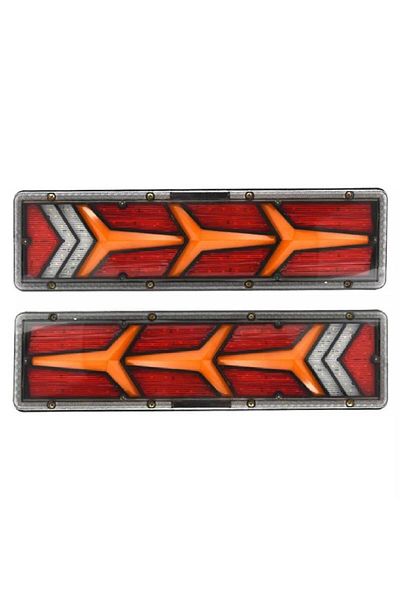 BGRJ Automotive Rear taillights B1067, triple led 46cm, 5 functions, dynamic signaling, 12-24V