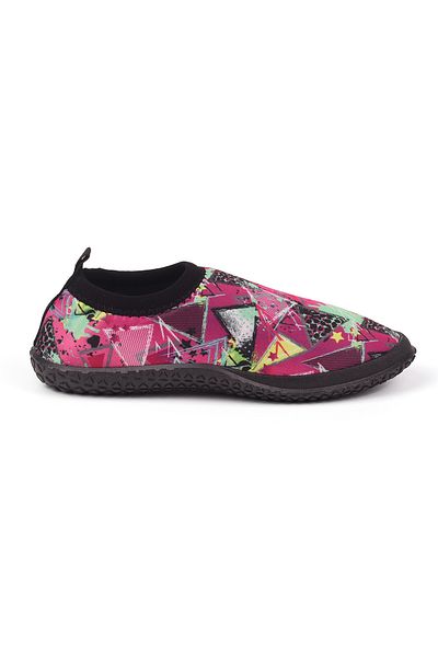 KAJILA Women's Pink Non-Slip Sole Ergonomically Designed Durable Beach, Pool, Sea Shoes