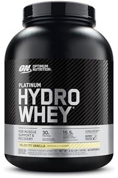 Optimum Nutrition (ON) Platinum Hydrowhey Protein Powder - Velocity Vanilla