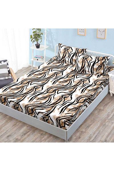 Patul Bed cover with elastic + 2 pillowcases, Pucioasa, Double bed 180x200