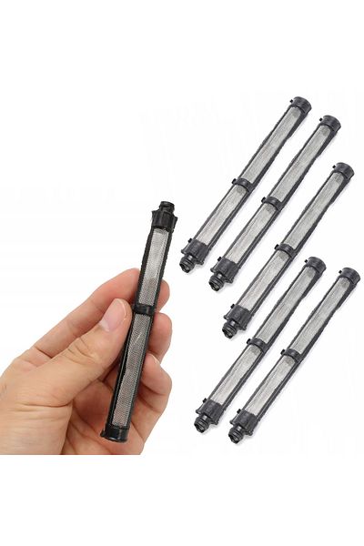 Rosfix 5x Filtr paluszkowy 60mesh, czarny do agregatu malarskiego Graco FTX XTR Contractor