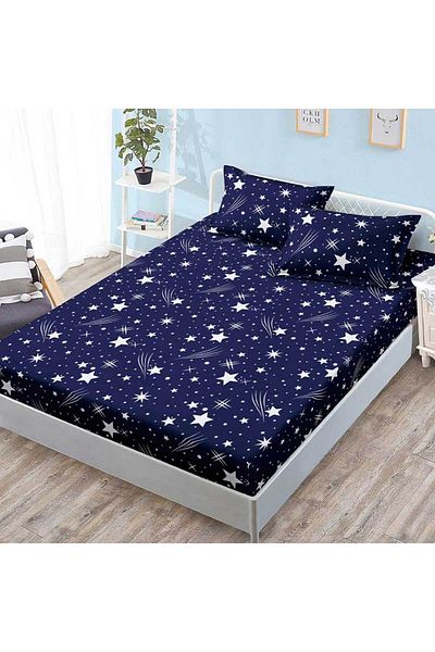 Patul Bed cover with elastic + 2 pillowcases, Pucioasa, Double bed 180x200