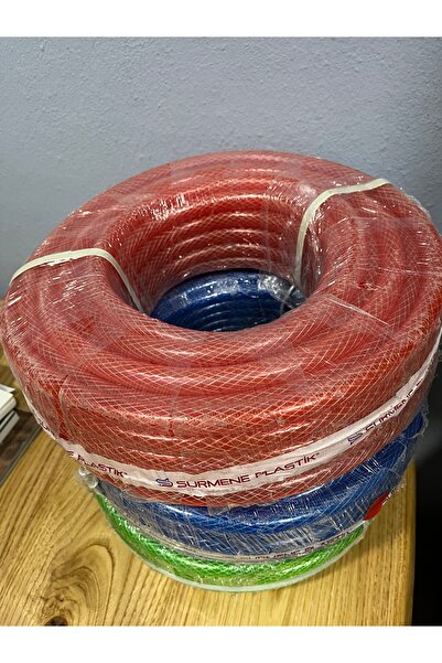 Veka Sürmene 1/2 Kalın Örgülü Bahçe ve Su Hortumu - 25 Metre