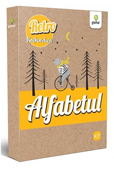 Editura Gama Ρετρό Κάρτα Εκμάθησης: Αλφάβητο