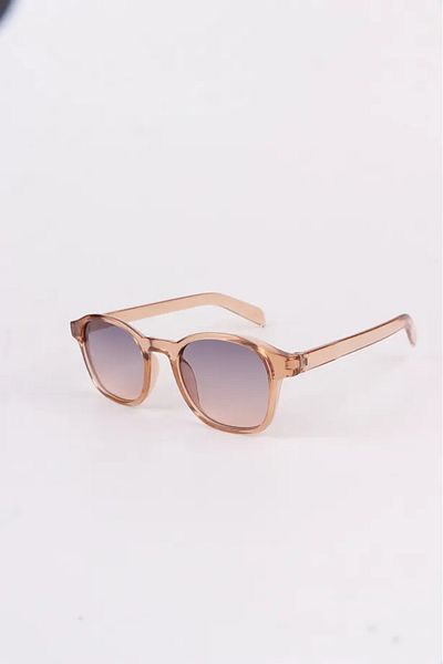 MACERATİ Flower New Season Luxury Unisex Nude Honey Sunglasses