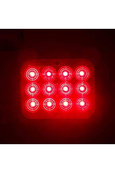BGRJ Automotive Set of 2 auxiliary LED fog lamps, 12V, trailers, platforms, machinery