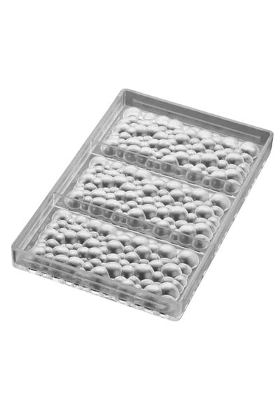 Pavoni Polycarbonate mold for 3 chocolate bars, Sparkling