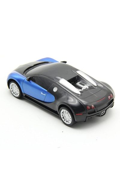 Glow Goods RC Bugatti Veyron Racing Car with Remote Control, 2.4 GHz, Modern Design, 27cm x 15cm x 11cm, Blue
