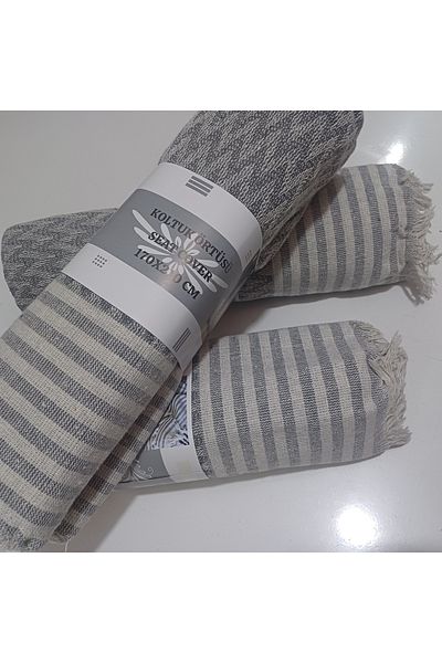 taşkınev home Cotton Sleeveless Sofa Bed Sofa Cover 180*210