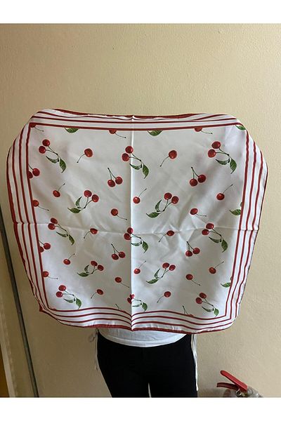 sema aksesuar Cherry Patterned Bandana - Summer Hair Accessory - Scarf - Gift