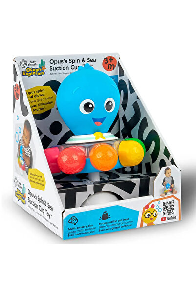 Baby Einstein لعبة أوبس سبين آند سي ذات كوب الشفط، من 3 إلى 36 شهرًا