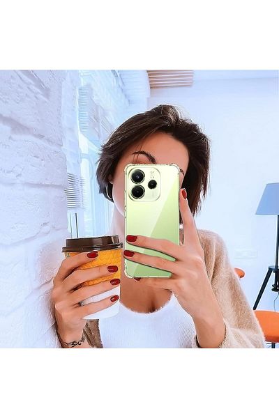 ALC MOBILE Anti-shock, transparent case compatible with Xiaomi Redmi Note 14 5G