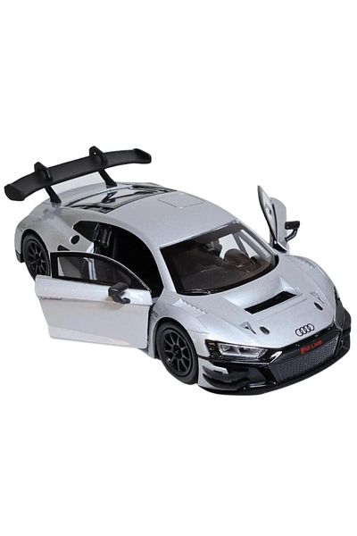 Motor Max Collection 1 / 24 Scale Audi R8 Lms Gt3 Metallic Gray Model Metal Car