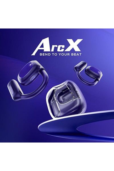 Faster ArcX Bluetooth 5.3 Earbuds – ENC Over-Ear Headphones with 40H Playback, Stereo Sound, Wirel