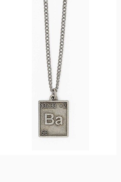 Herşey Nota Breaking Bad "Ba" Written Movie Necklace - Tv Series Themed Unisex Accessory |   Men Women Jewelry