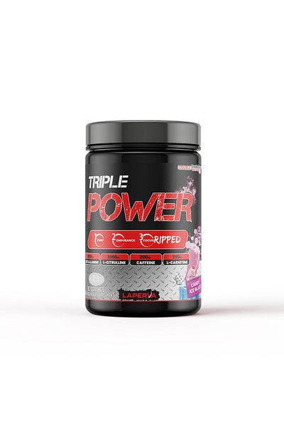 Laperva Triple Power Ripped, Candy Ice Blast, 90 Serving, Burning Fat, Increasing Energy & Endurance