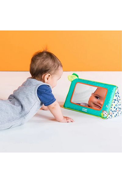 Bright Starts Sit & See Safari Floor Mirror, 0-36 Months