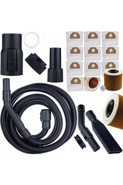 Rosfix Set Karcher WD3/WD2: 10 Sac&Filtru+4m Furtun -