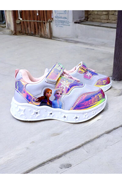 PATİK BEBE Girl's Light Purple Color Light and Flexible Soft Sports Shoes