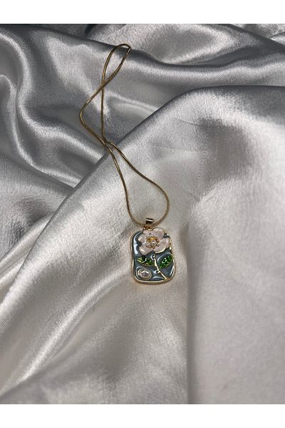 HİNESSA Steel Necklace Steel Color Pearl Pinterest Necklace