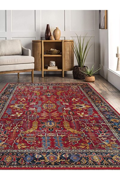 rugseason Vitage etnik desen eskitme model dokuma taban kilim