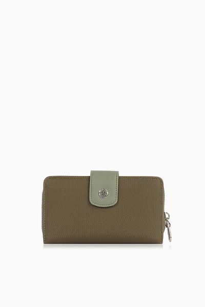 CENGİZ PAKEL Cengiz Pakel Medium Size Women's Wallet with Snap Detail – 65298L - Green