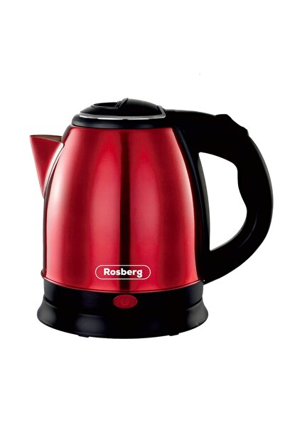 rosberg Electric Kettle R51230JR, 1500W, 1L, Safety, Red