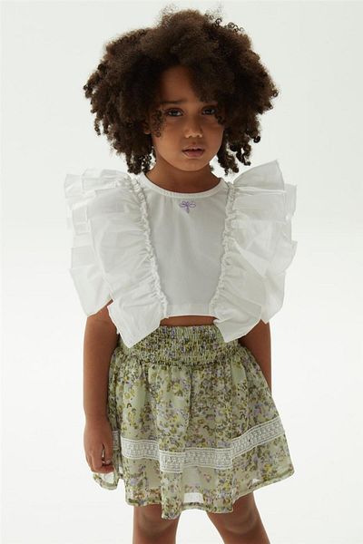 Tyess Girl White Blouse
