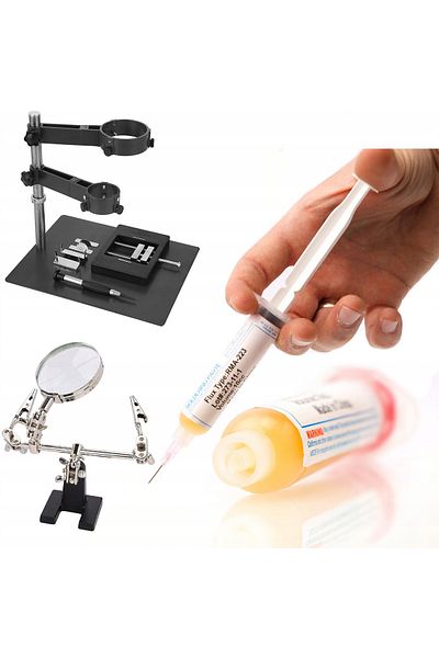 Rosfix Set Montaj pentru Hotair, PCB și Lupă