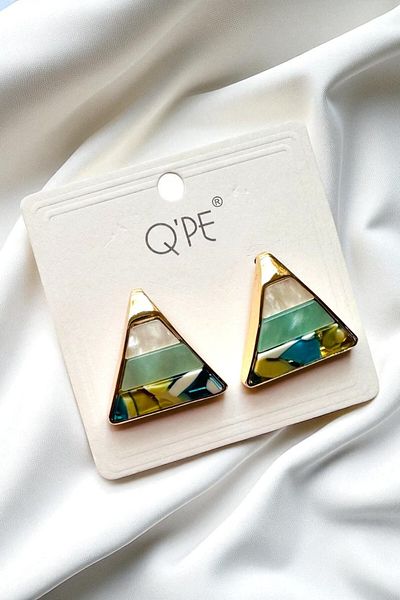 PETEK AKSESUAR TRIANGLE EARRINGS
