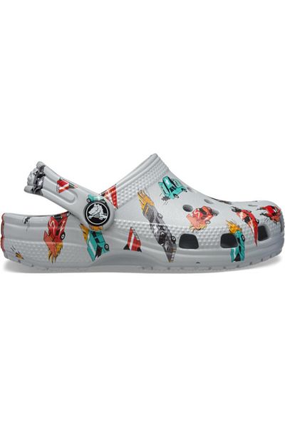Crocs Clogs Classic Toddler Race Cars Graphic Clog 23-24 EU - C7 US Multicolor - Mirage/Multi