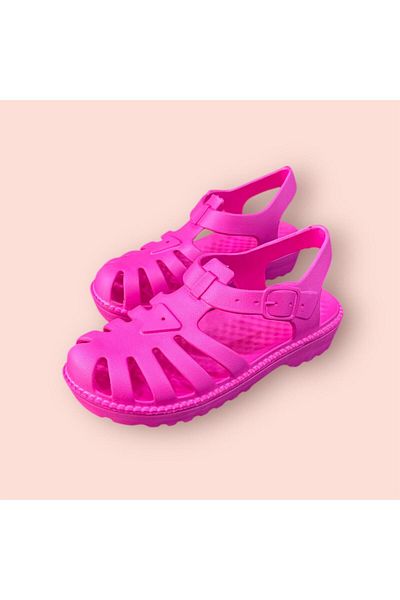 Sonimix Women's Fuchsia Pink Eva Light Sole Beach Pool Daily Sandals